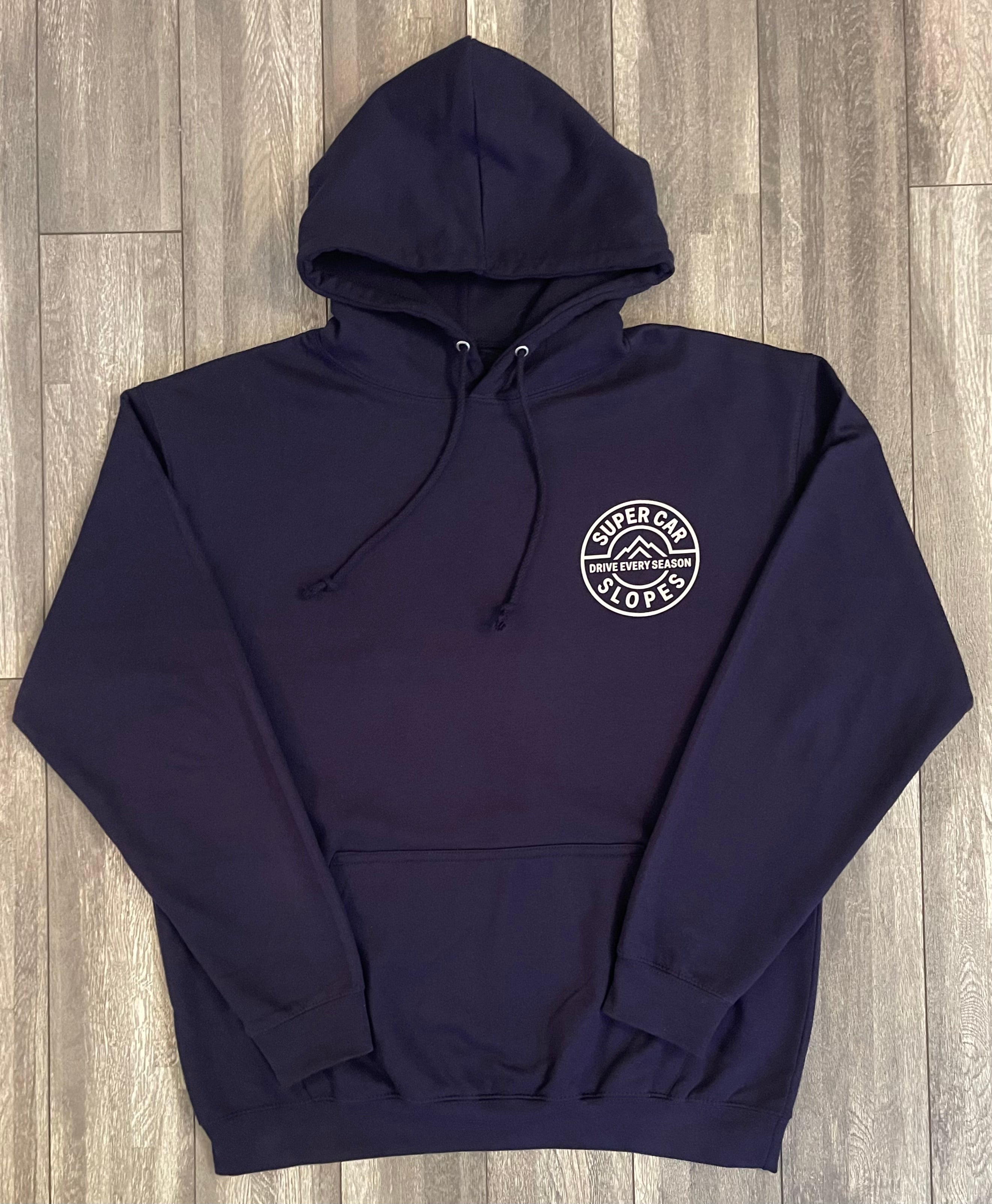 Drive Every Season Navy Hoodie