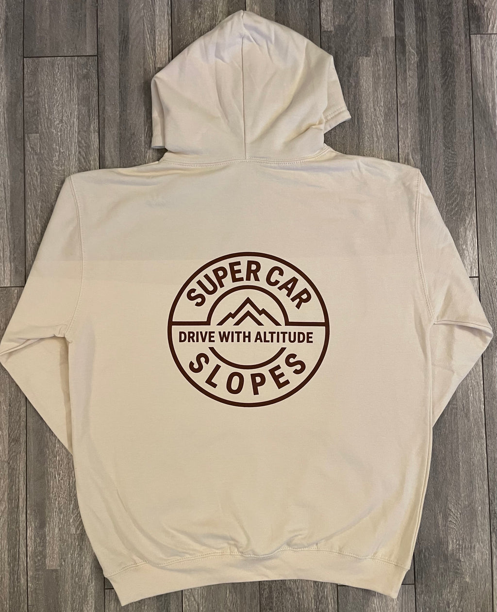 Drive With Altitude Cream Hoodie