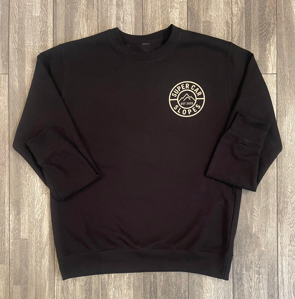 Classic Logo Crew Neck Sweater Black
