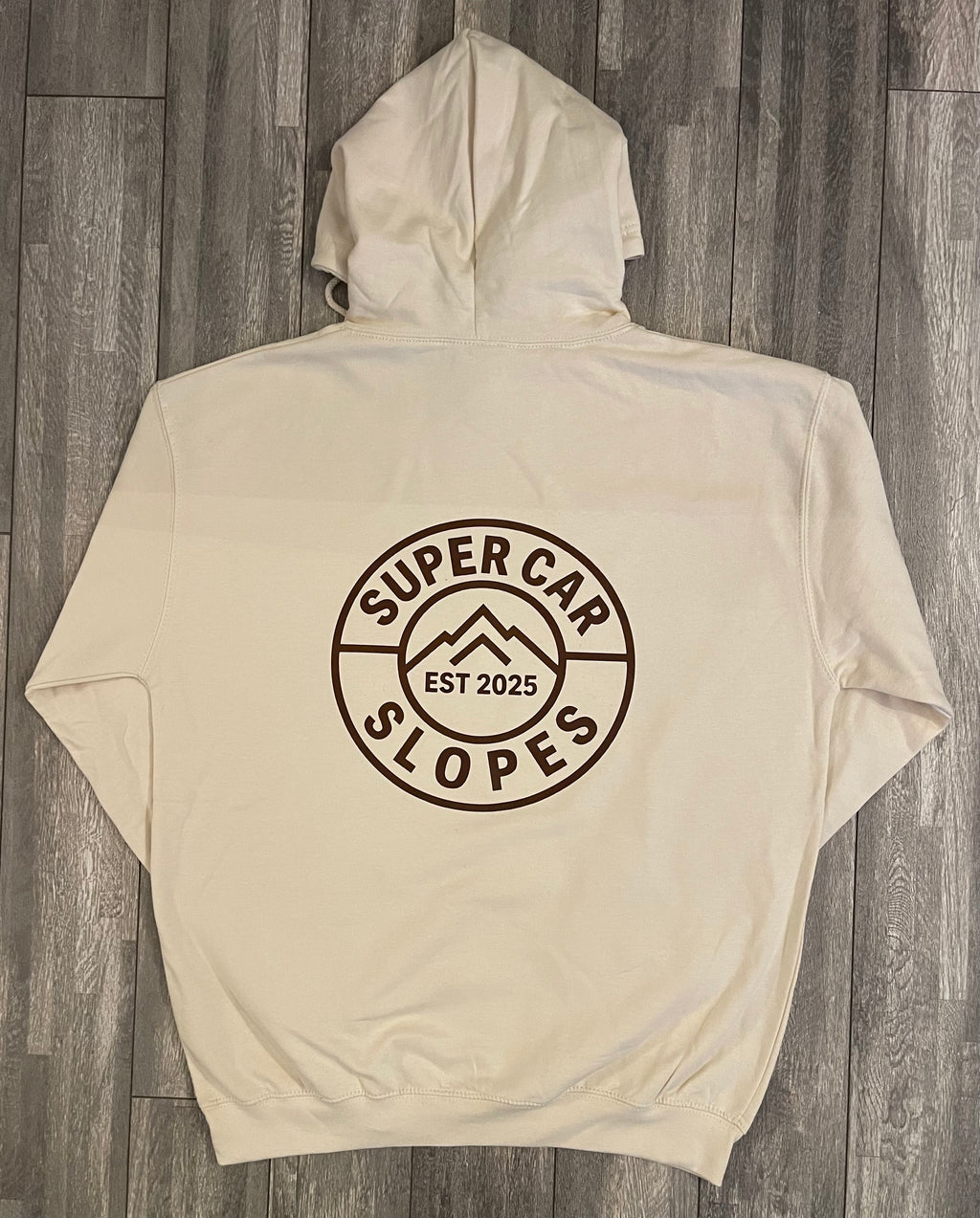 Classic Logo Cream Hoodie