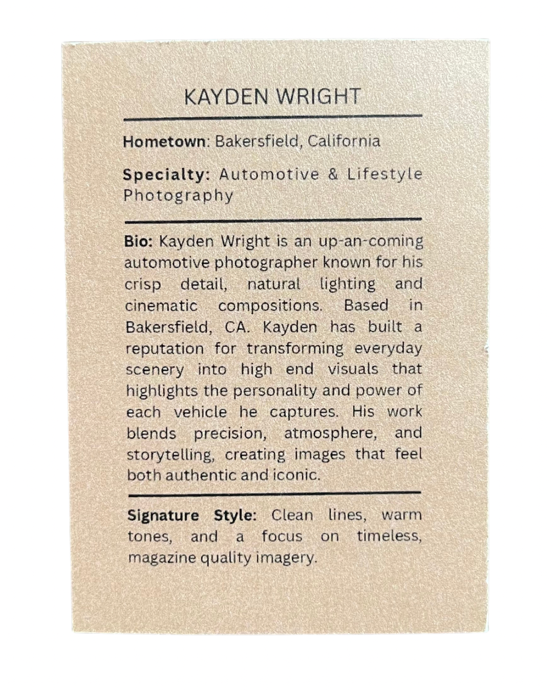 Kayden Wright Photo #2